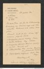 Nachlass Franz Steindachner, Brief von L. Berg an Franz Steindachner (09.06.1905), Inv.Nr. 36.02, Seite 1
